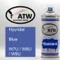 Preview: Hyundai, Blue, W7U / W8U / W9U: 400ml Sprühdose, von ATW Autoteile West.